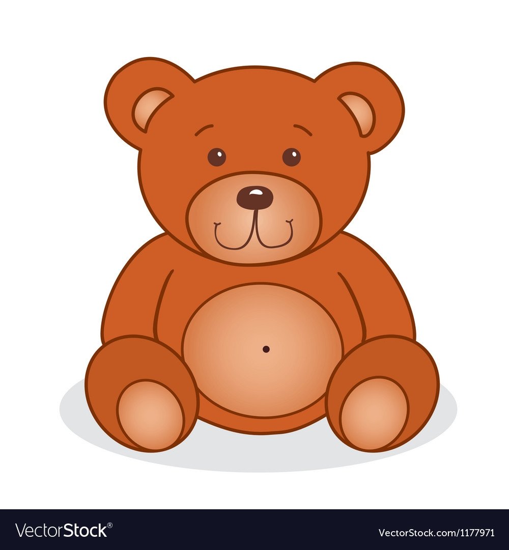 Мишка для детей стоящих на