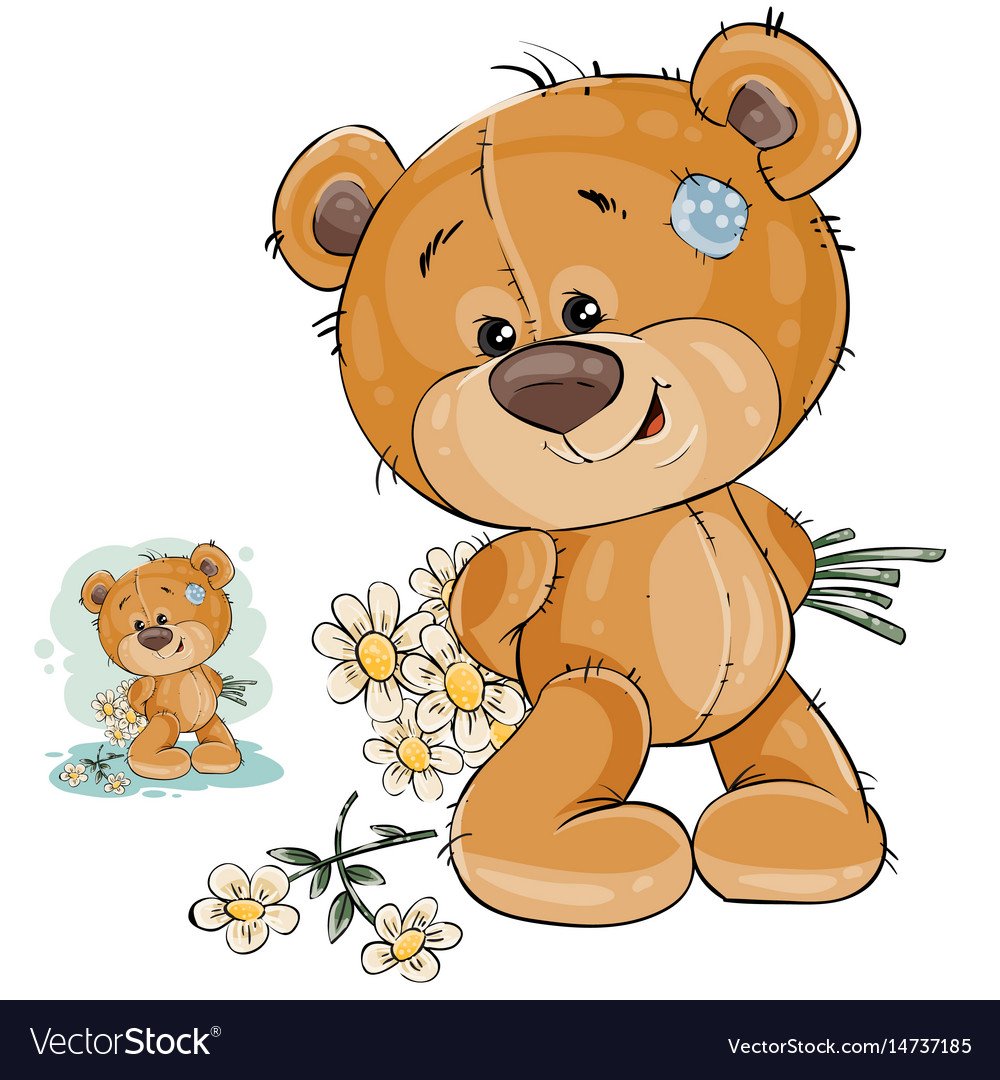 Медвежонок мультяшный