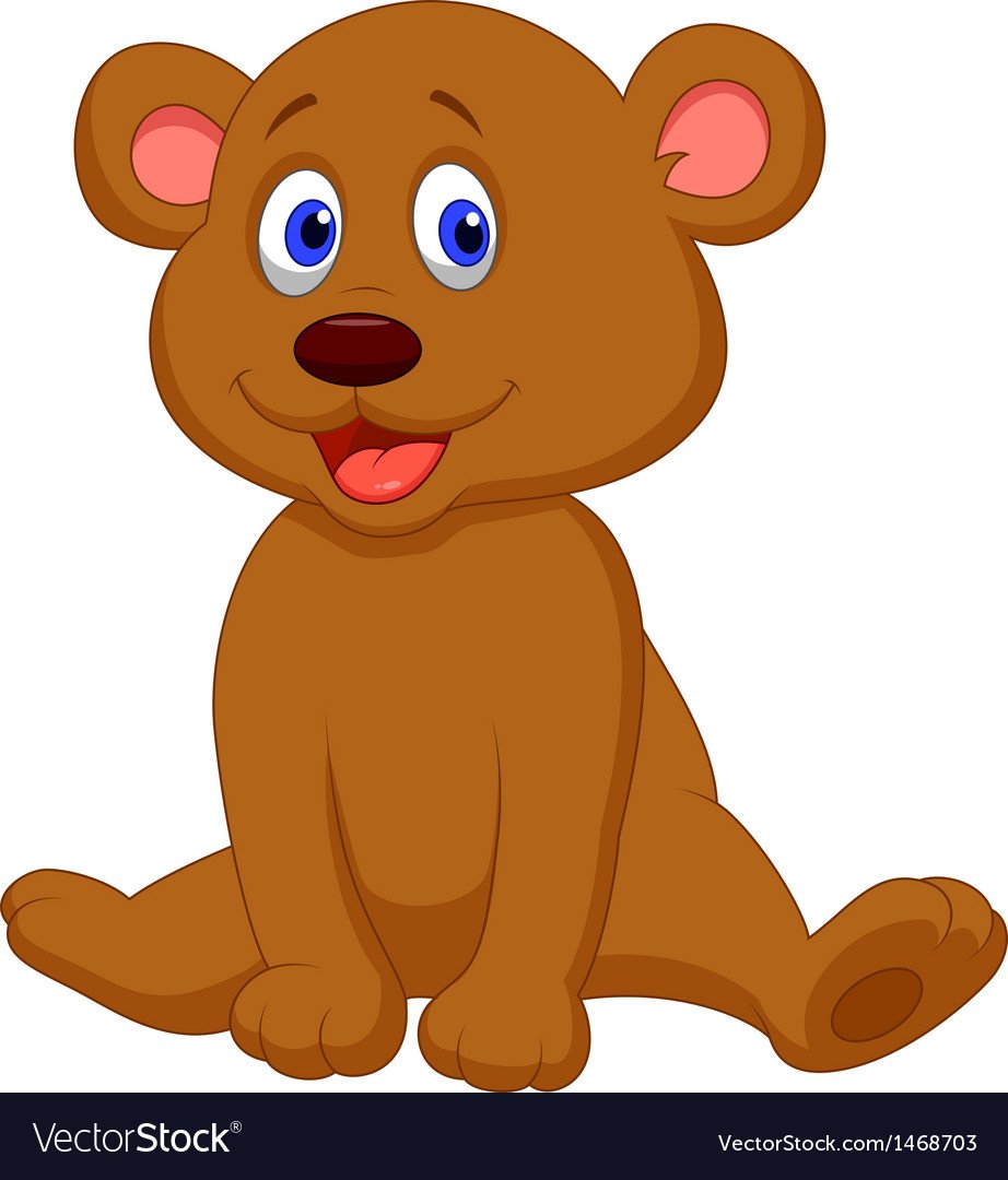 Плюшевый мишка печать цветной