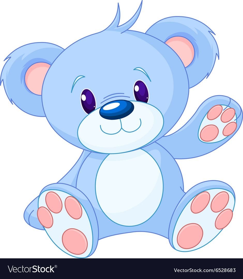 Картинка мишка для детей на белом фоне
