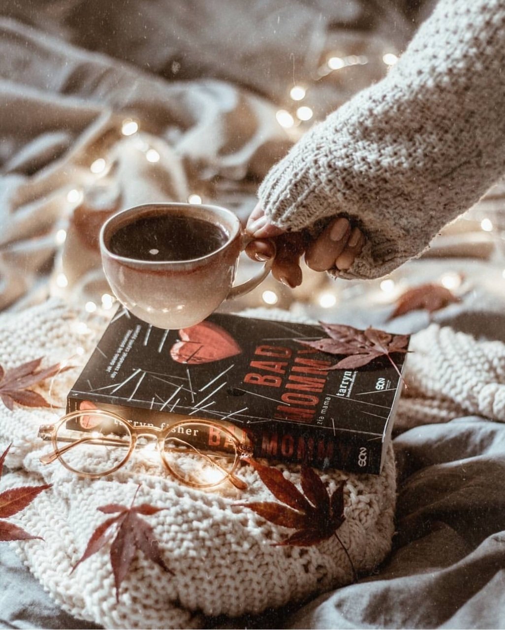 Осень плед кофе