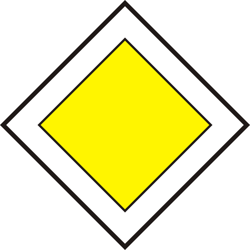 Дорожный знак Главная дорога