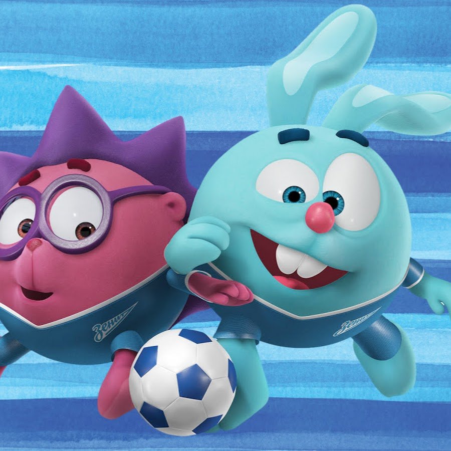 Смешарики Крош и Ежик 3д