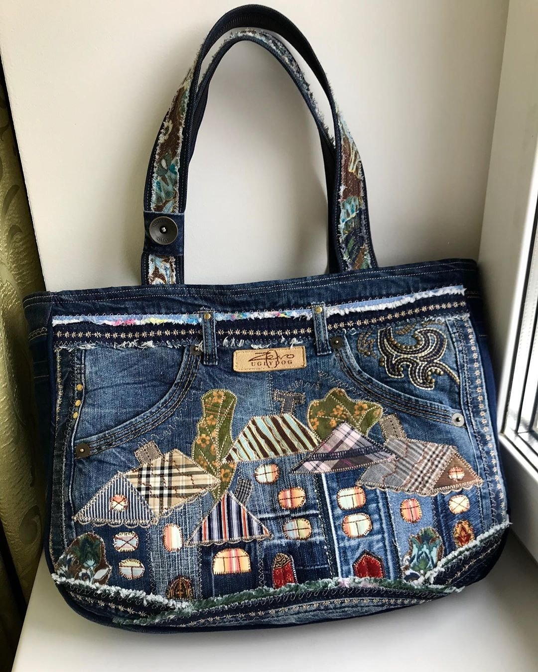 Пэчворк шоппер сумка шоппер