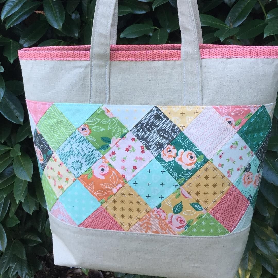 Сумка-тоут пэчворк