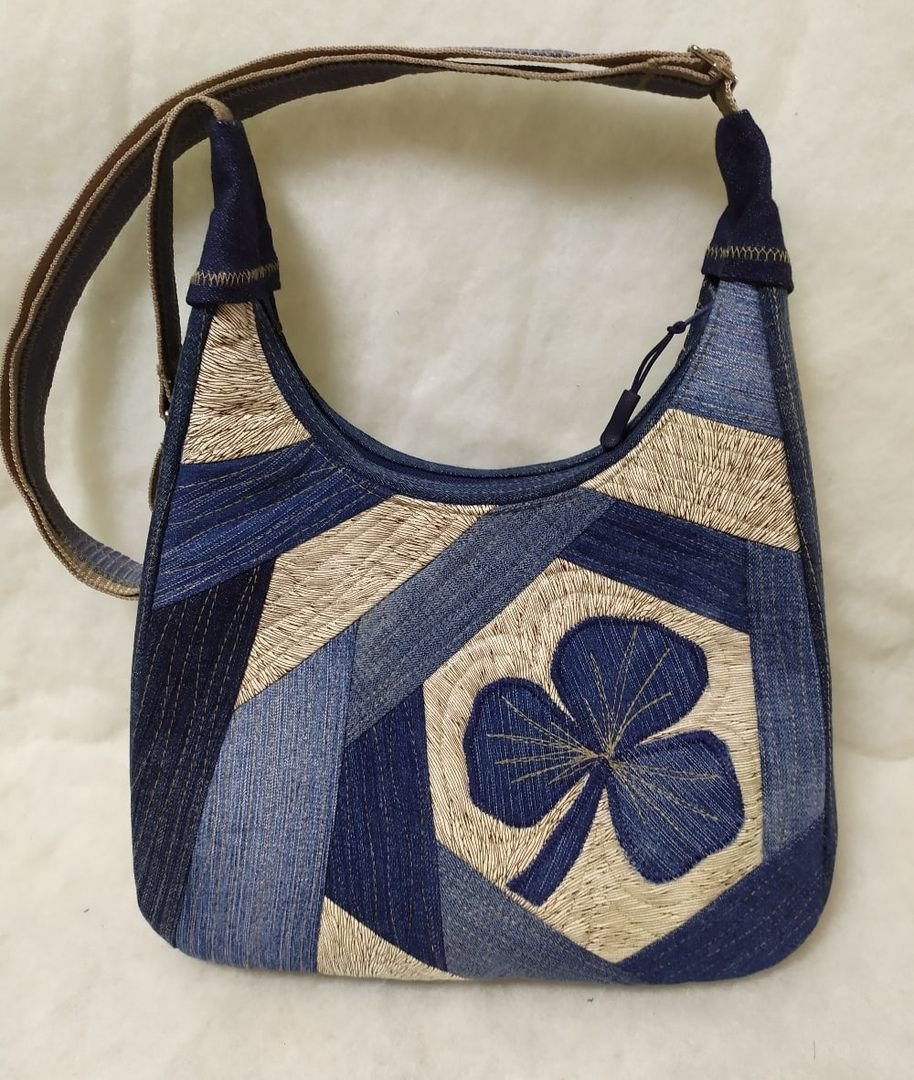 Сумка Этель, текстиль, пэчворк