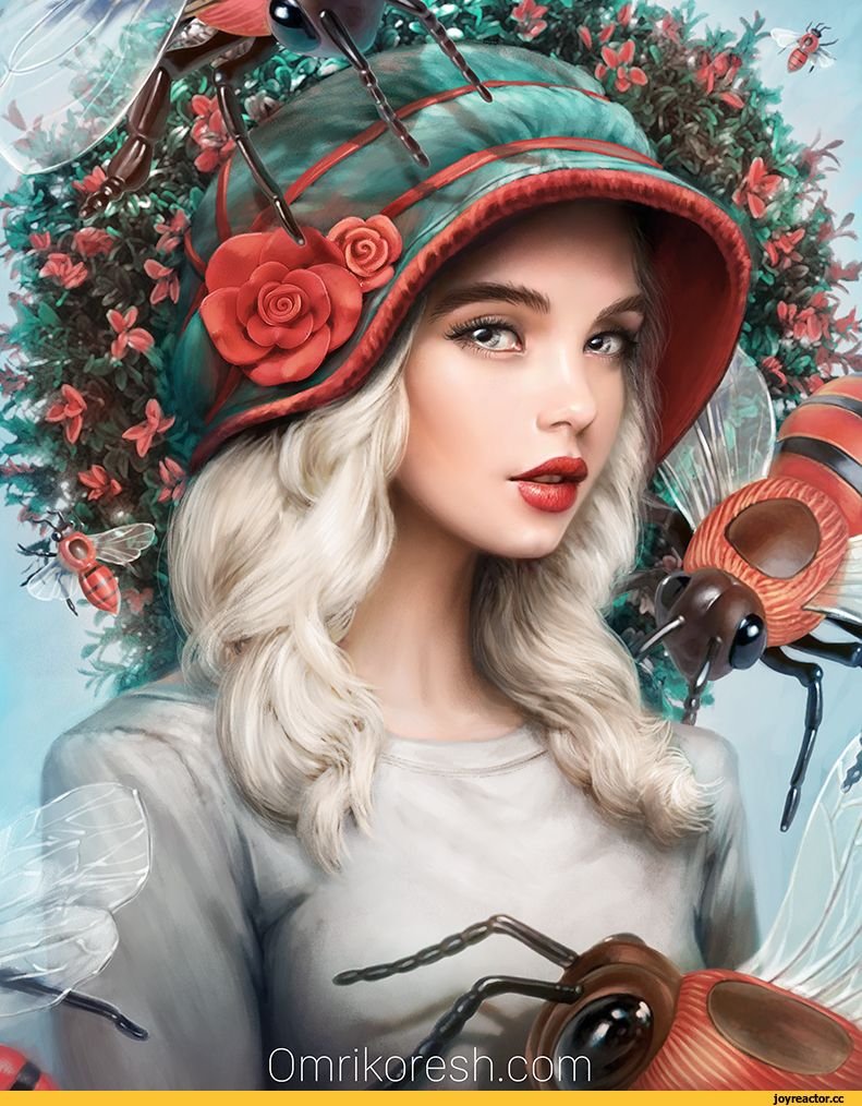 Нарисовать девушку в шляпе