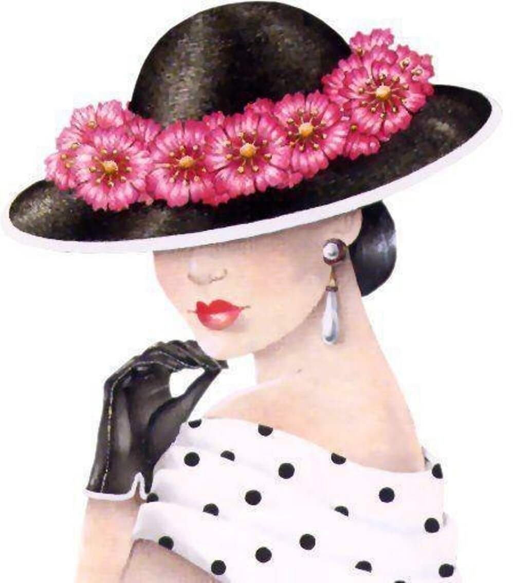 Красивые дамы в шляпах