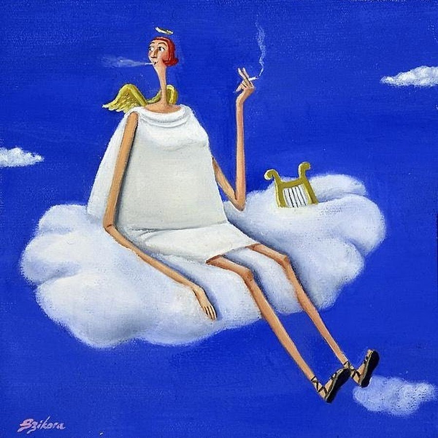 Ангел хранитель с крыльями