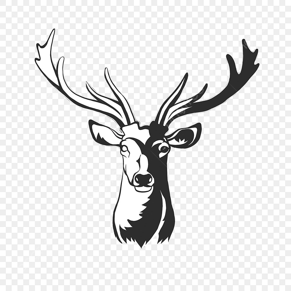 Северный олень вектор