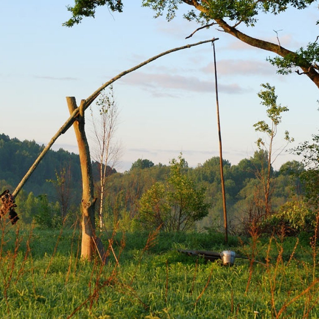 Колодец журавль картинки для детей
