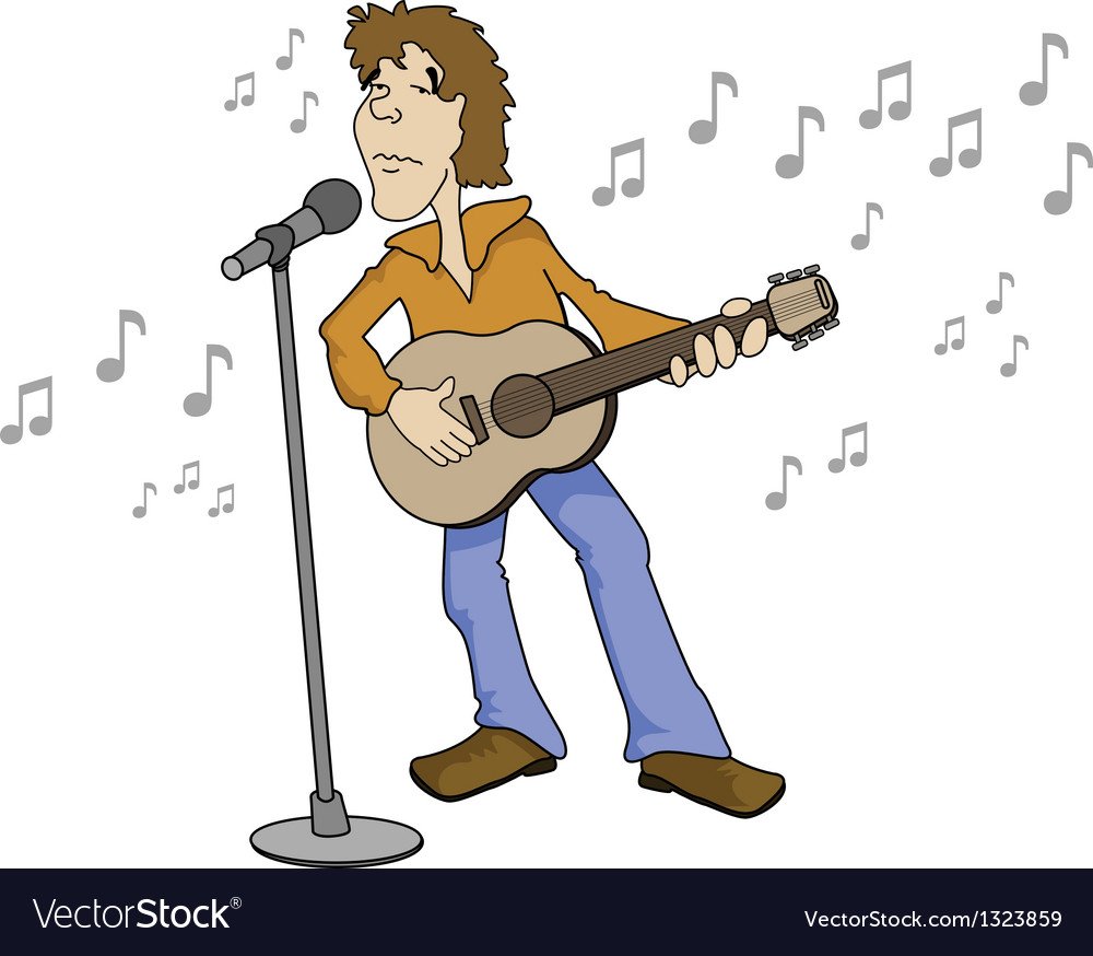 Певец мультяшная