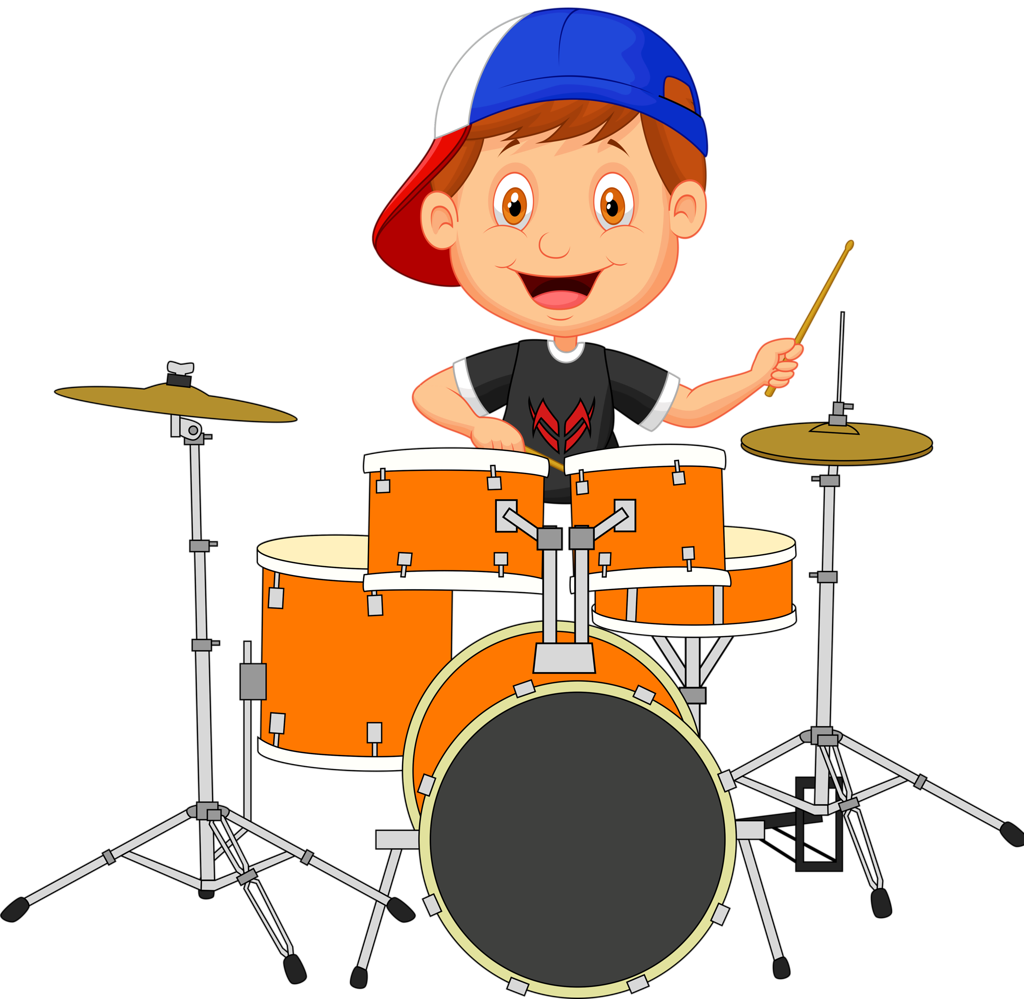 Ребенок барабанщик