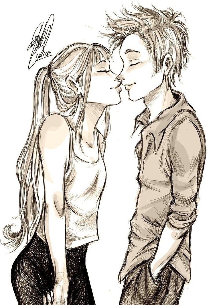 Рисунки влюбленных пар