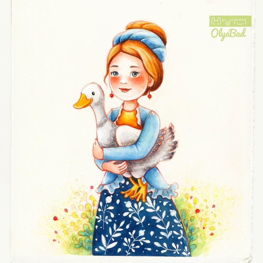 Умный Гусь рисунок