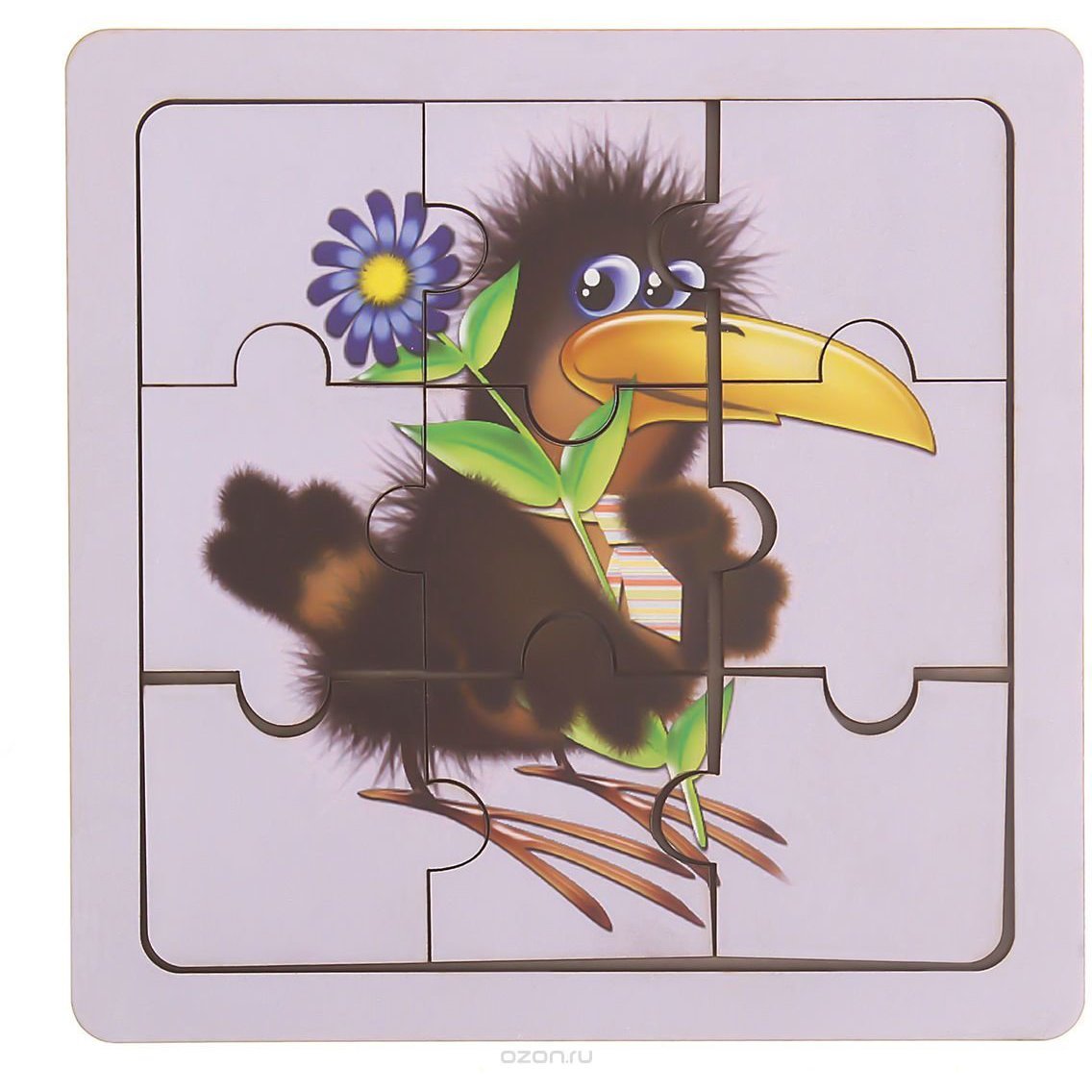 Математические пазлы птицы