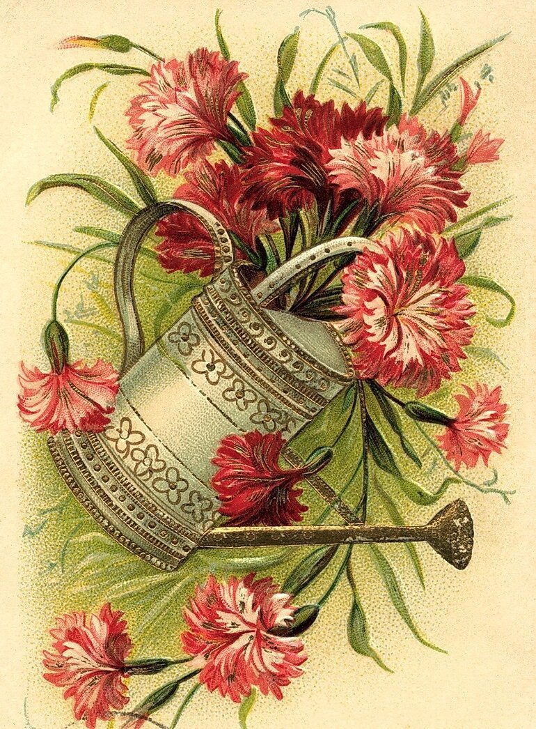 Хорошего дня картинки винтажные