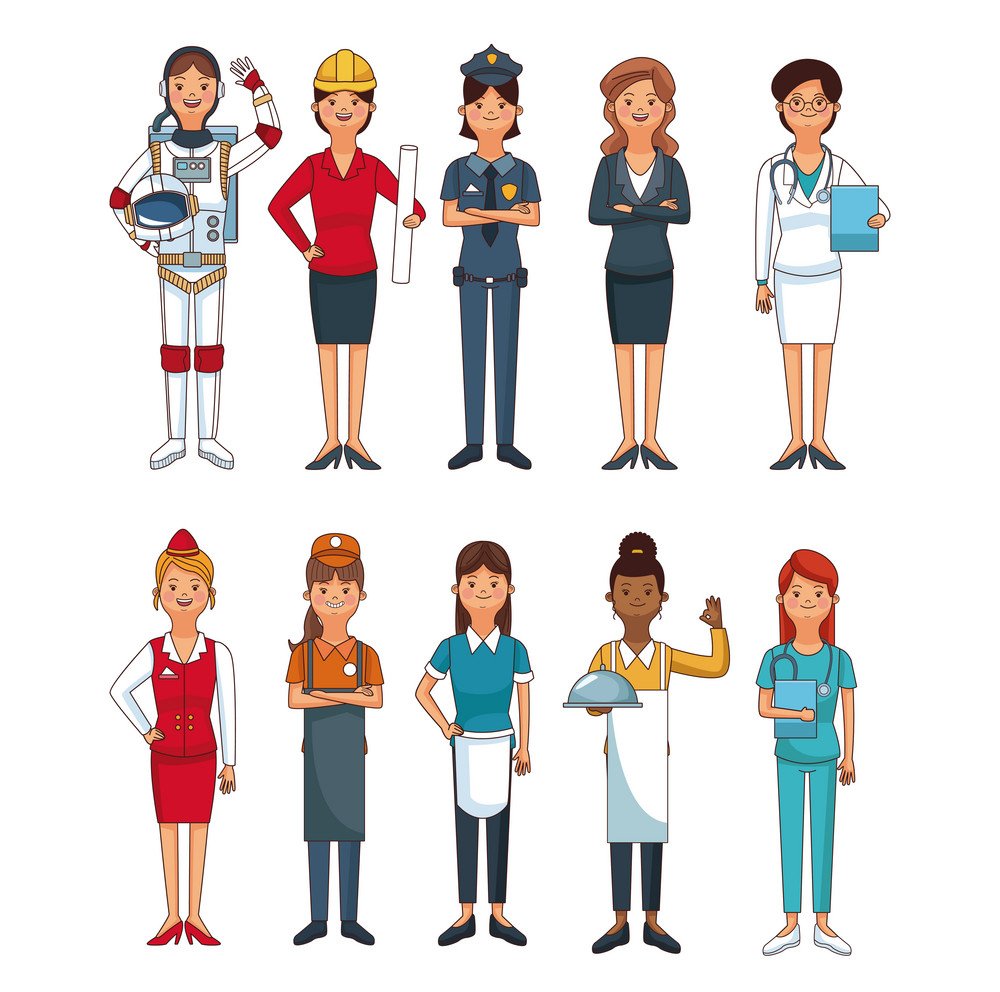 Карточки с изображением профессий