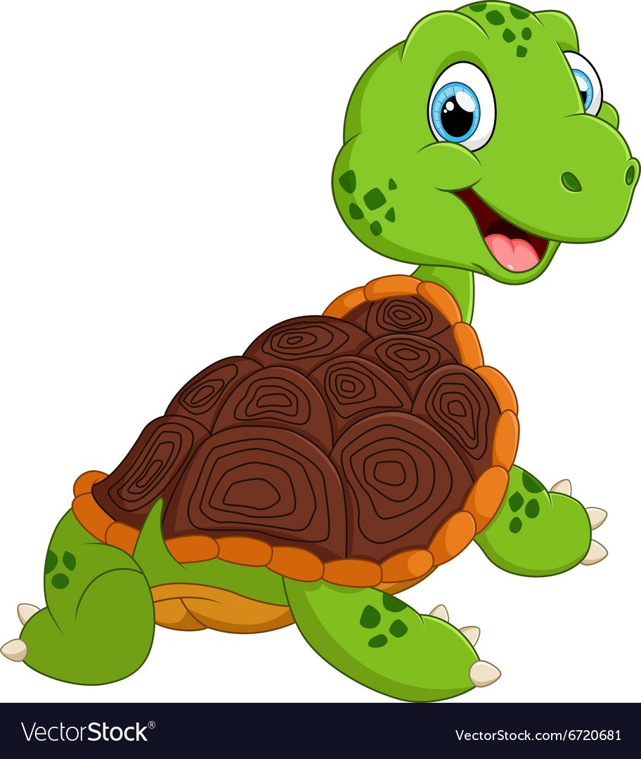 Черепаха Черепашонок вектор