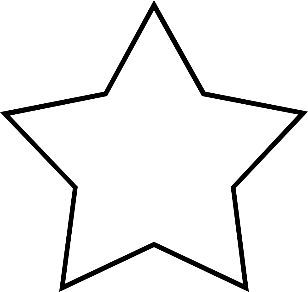 Раскраска звезда пятиконечная