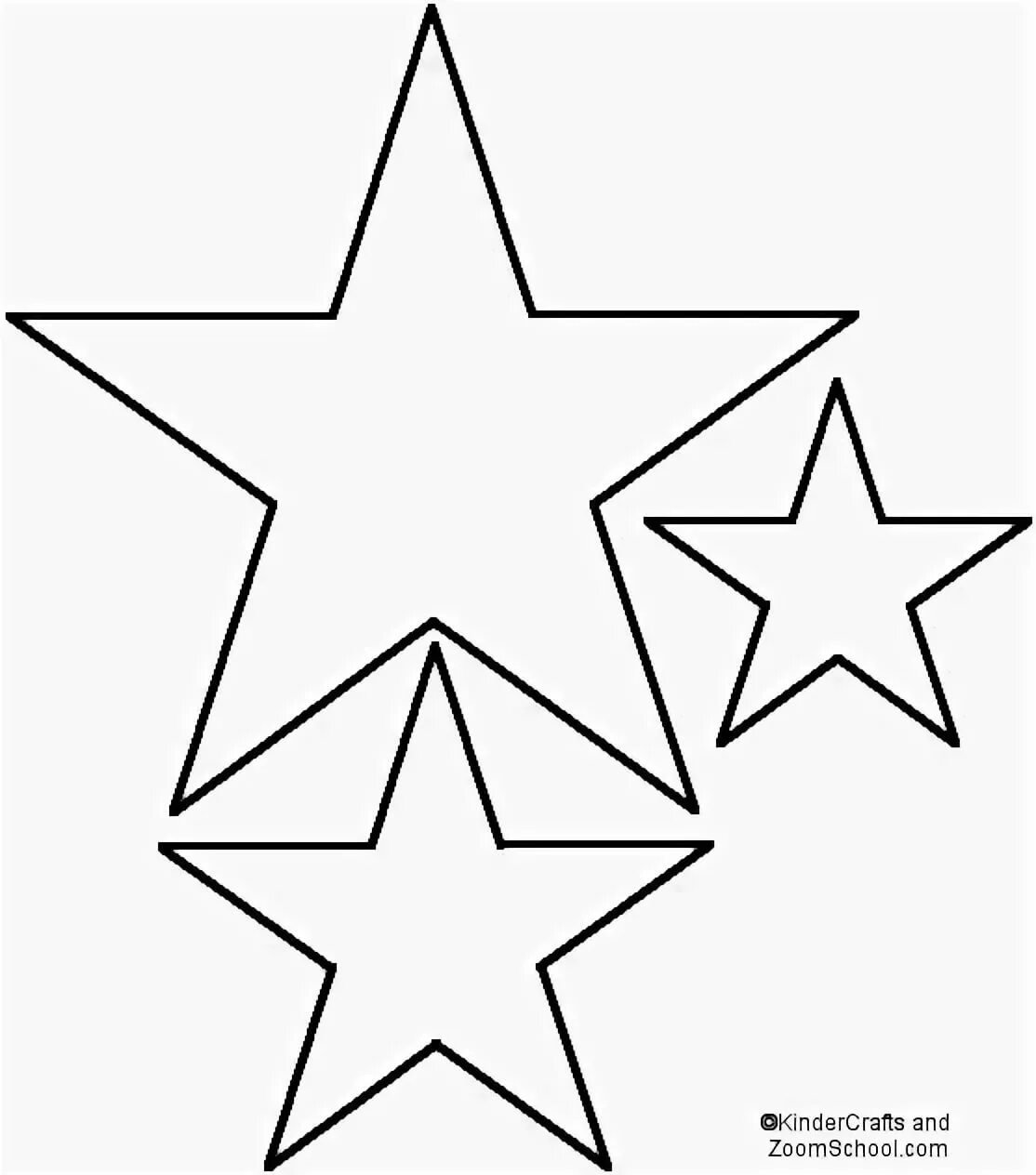 Трафарет звезды