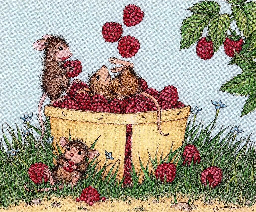 Забавные мышата художницы Ellen Jareckie