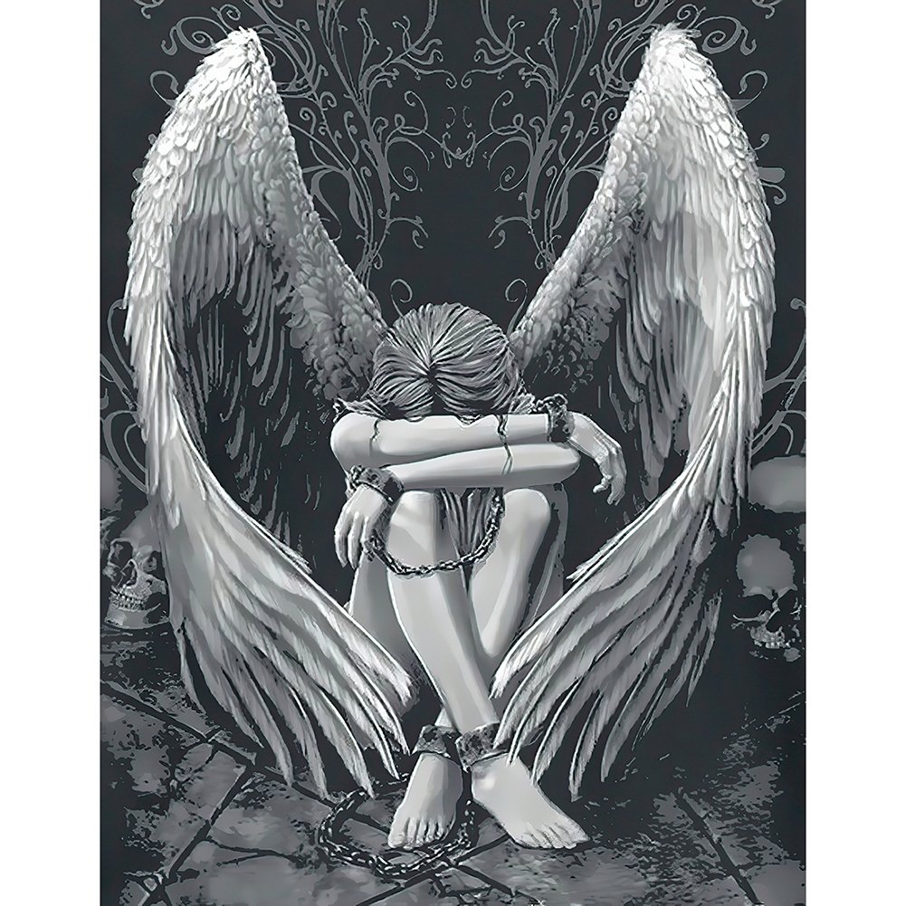 Плачущий ангел рисунок