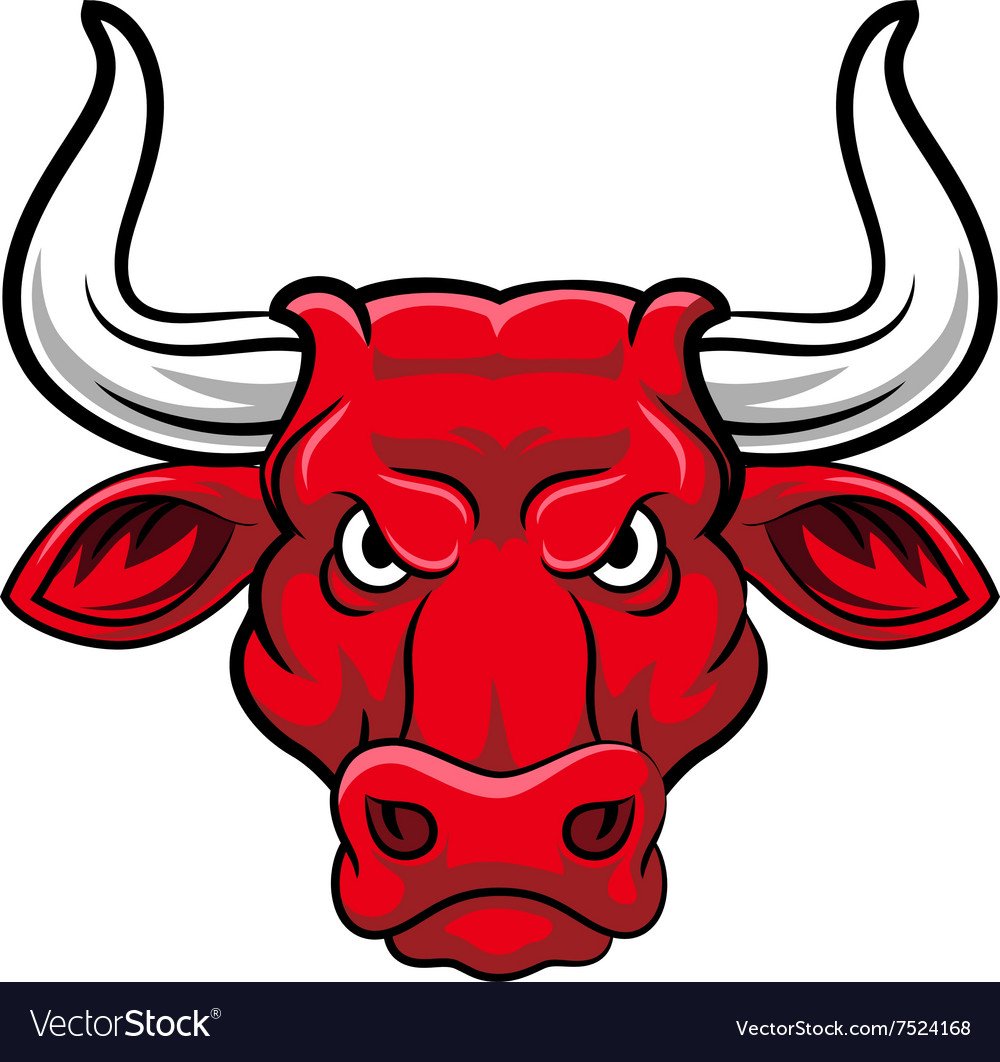 Голова быка на прозрачном фоне