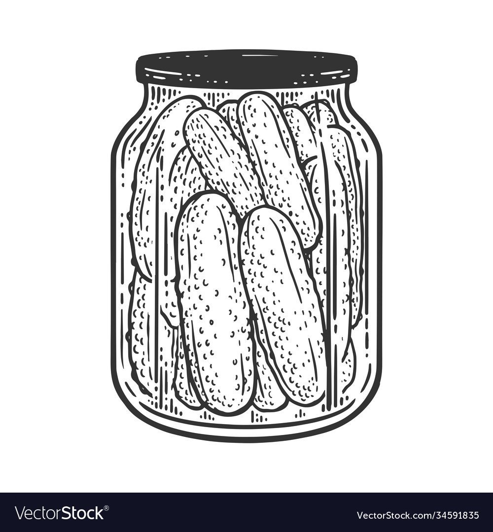 Картинка соленые огурцы в банке