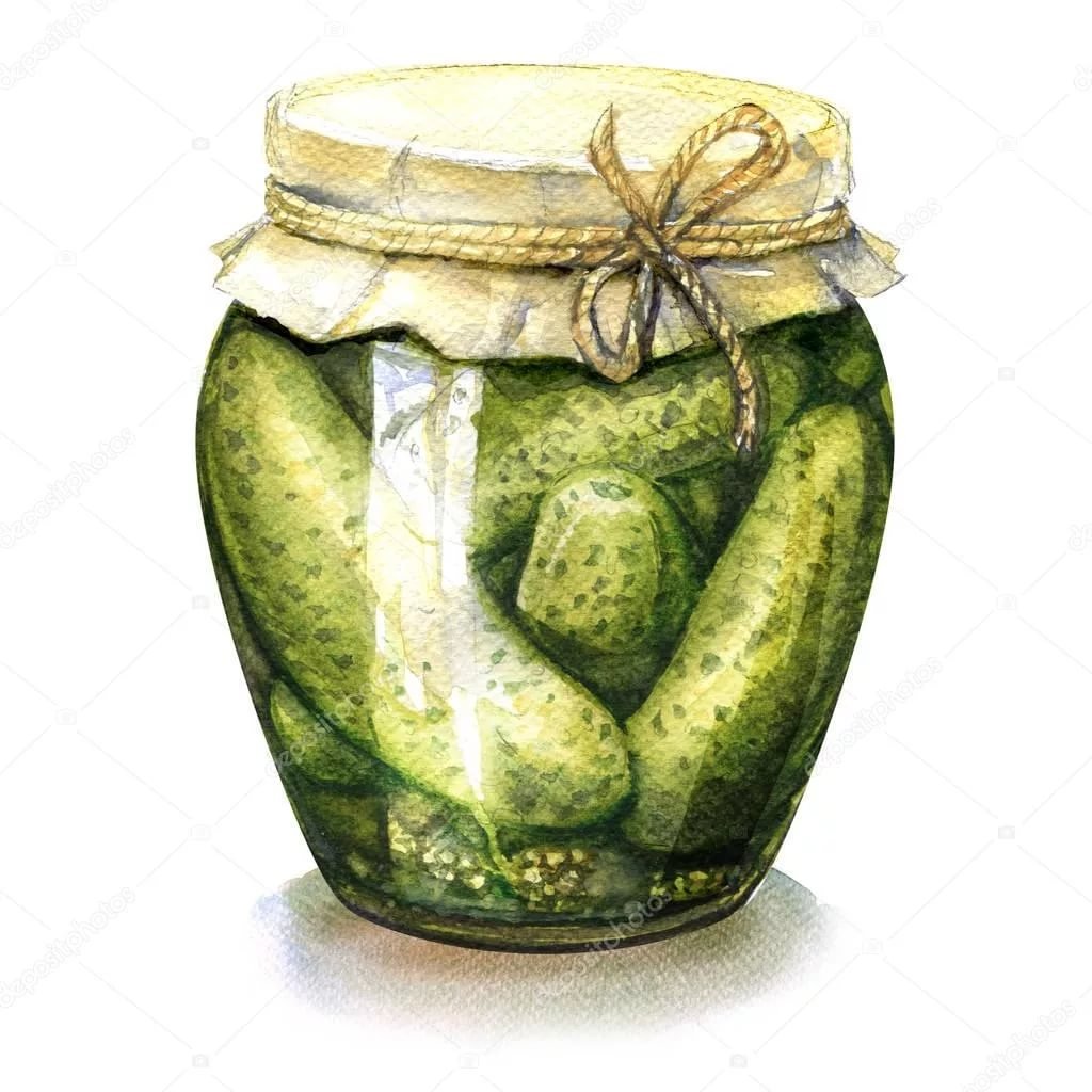 Банка с огуречным рассолом