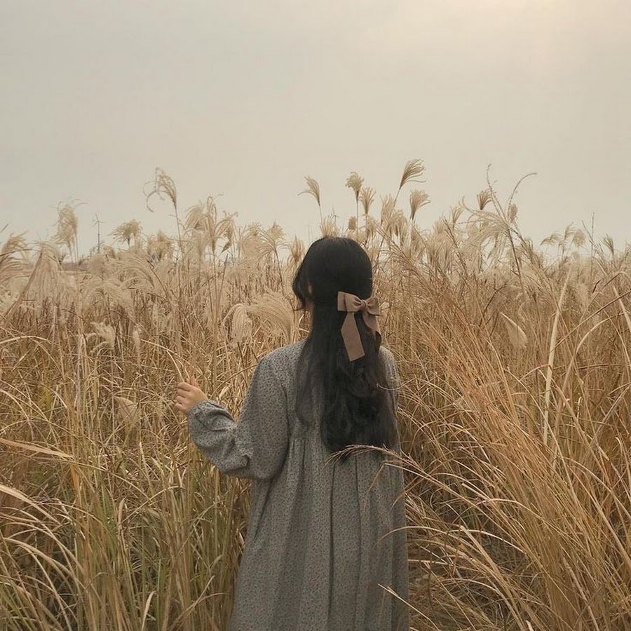 Девушка в поле Эстетика