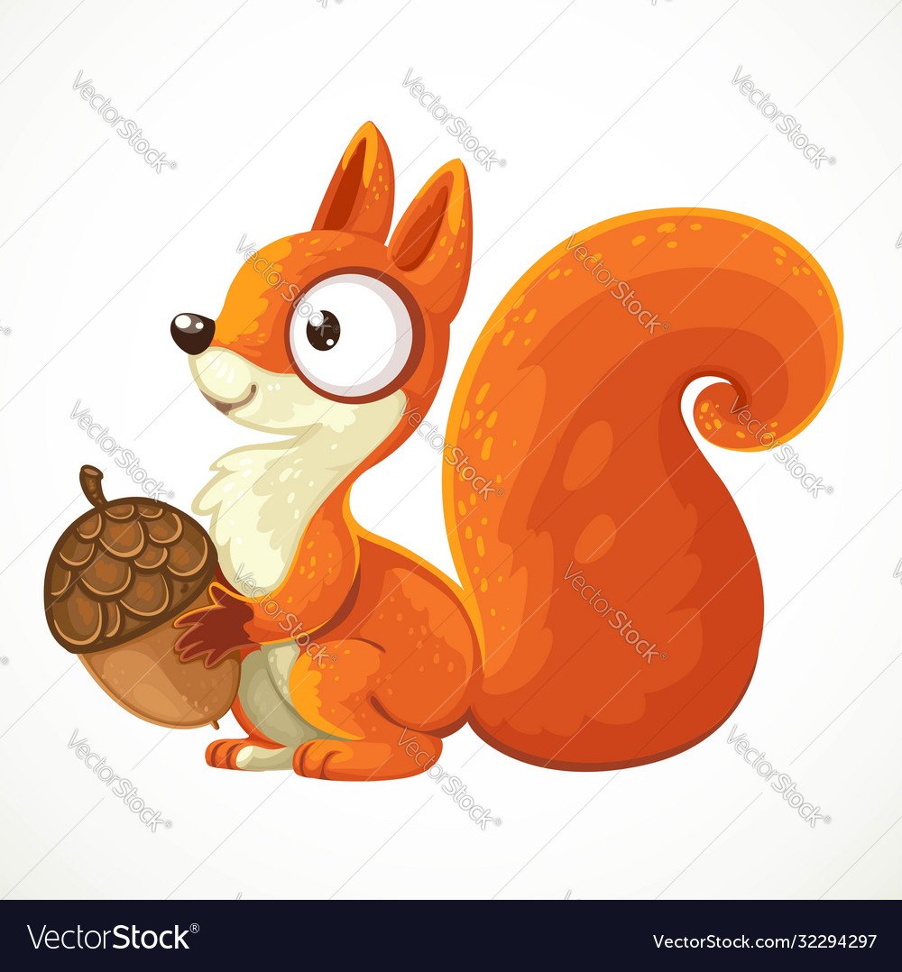 Белочка из мультфильма ов