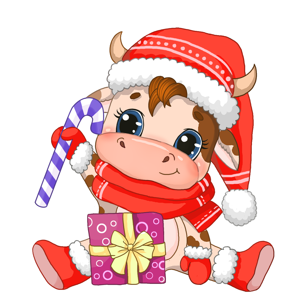 Милые новогодние персонажи