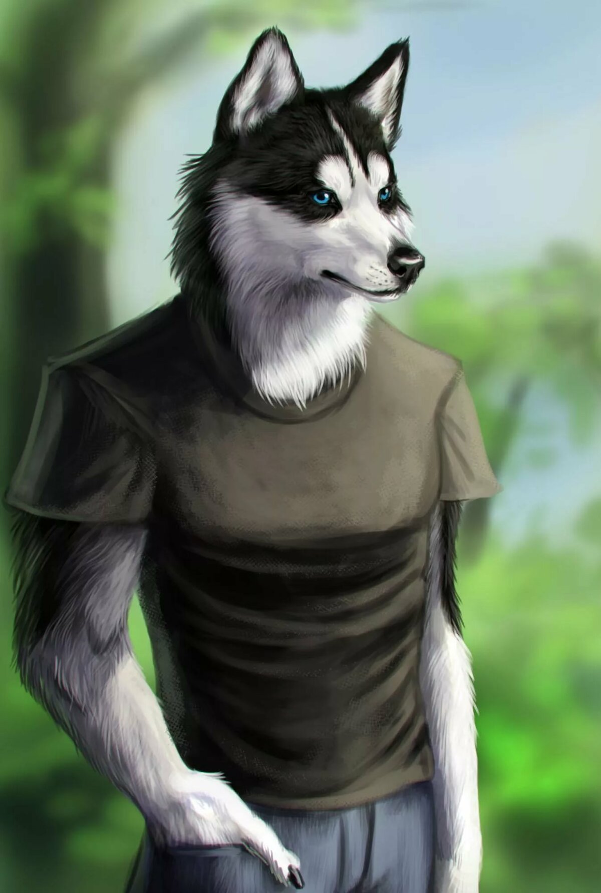 Фурри хаски Крис