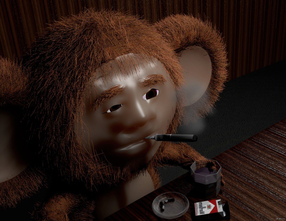 Накаченный Чебурашка