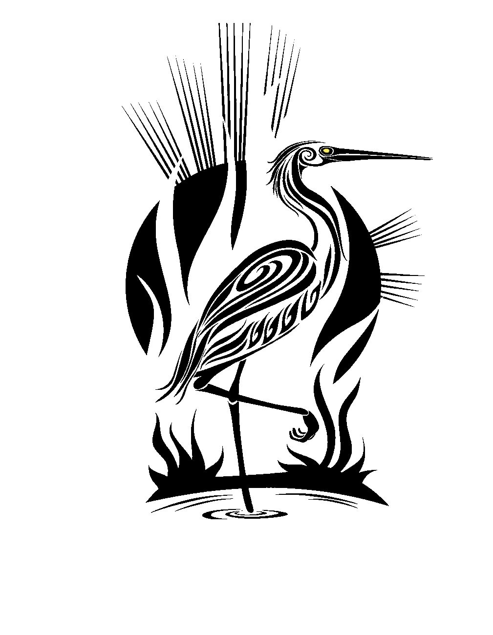 Стилизованные Аисты