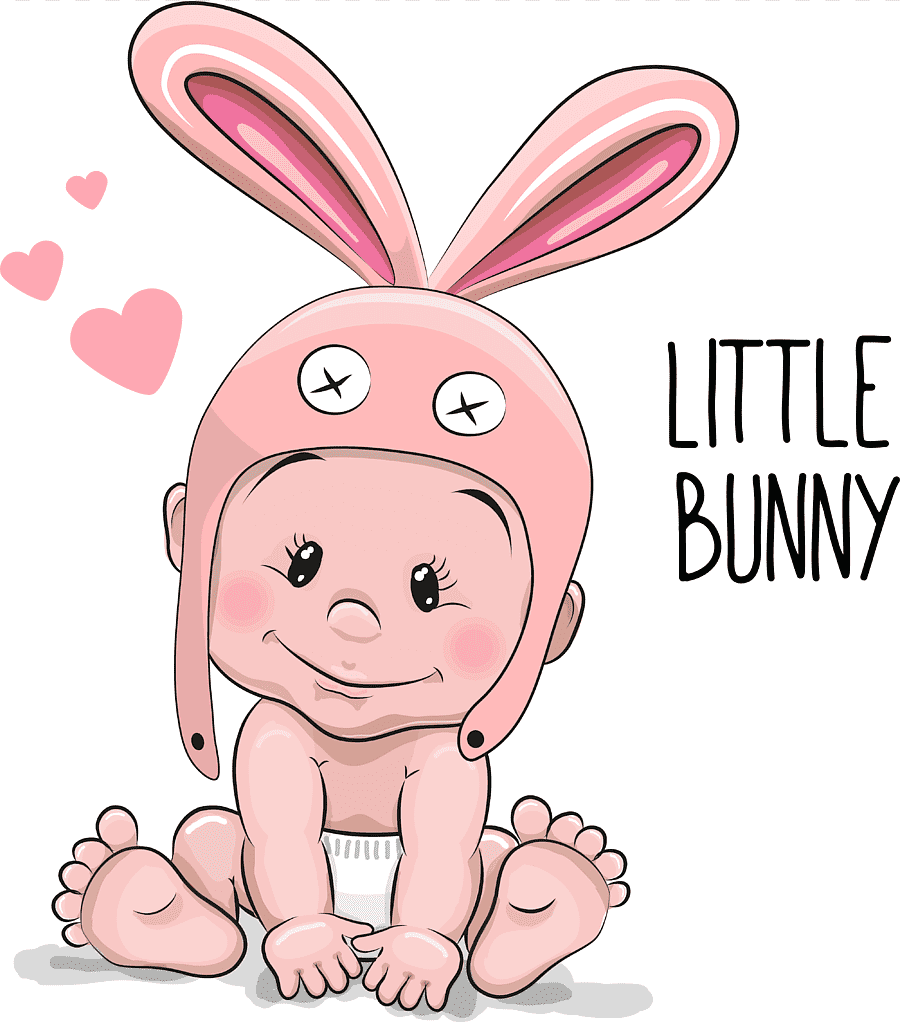 Новорожденный ребенок мультяшный