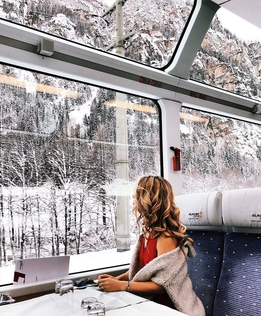 Ледяной экспресс в Швейцарии