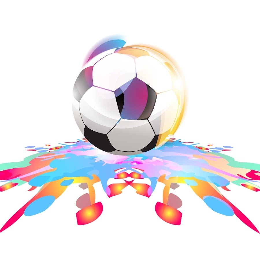 Футбол акварель