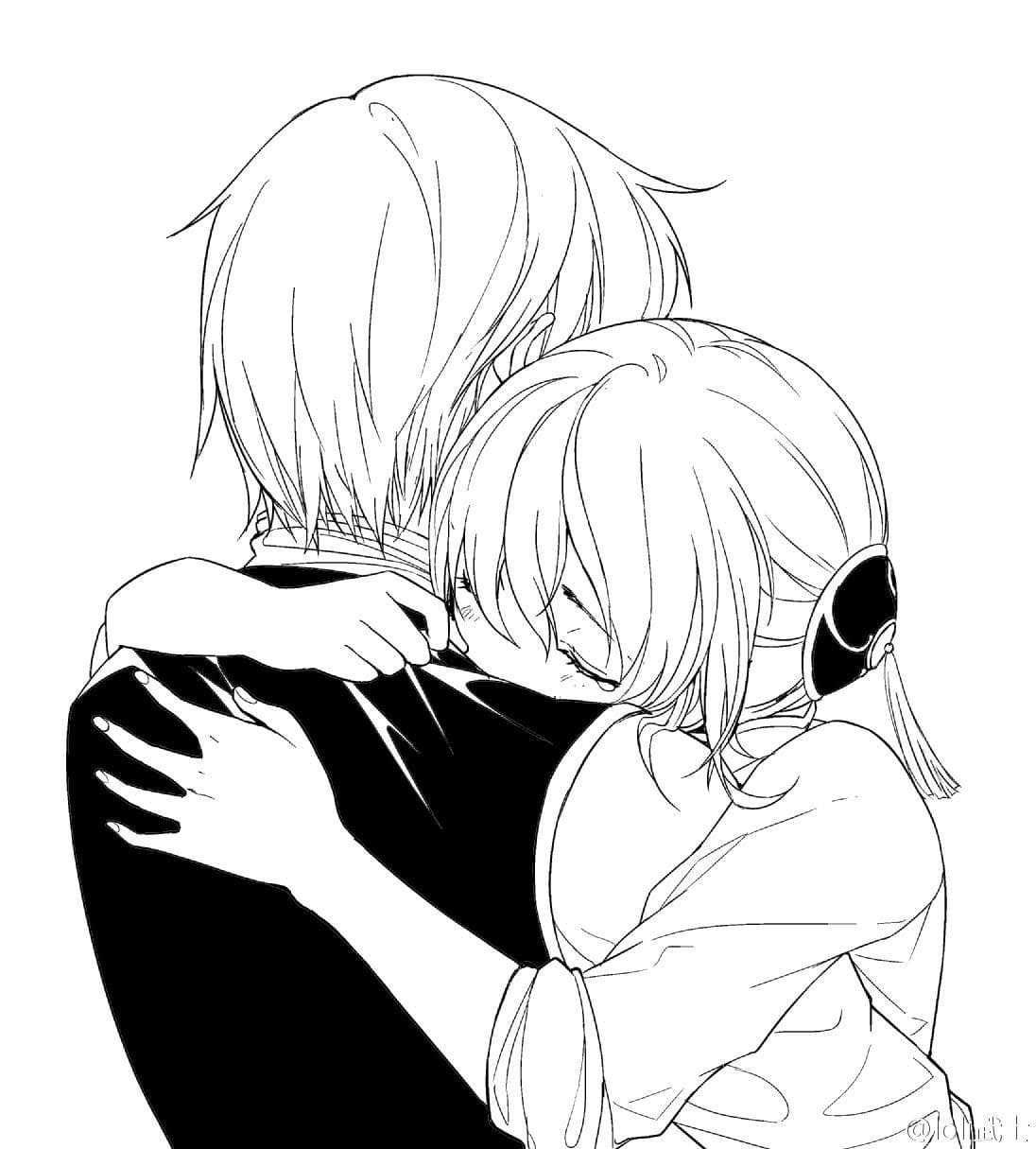 Мелиодас и Элизабет поцелуй Манга