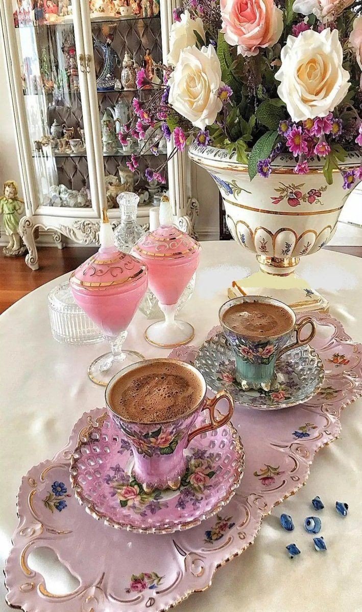 С добрым утром красивая посуда