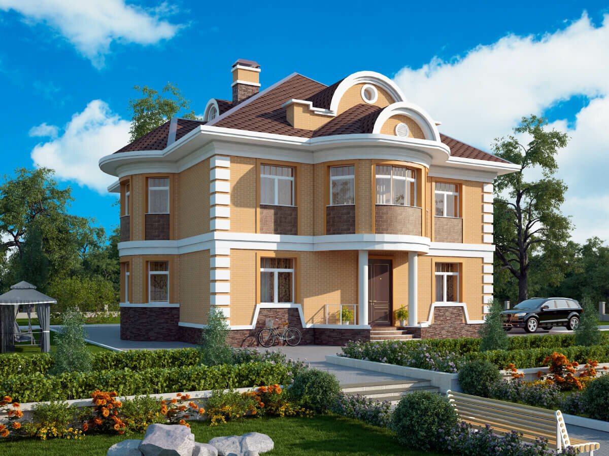 Фасад проект Новация Райт 225