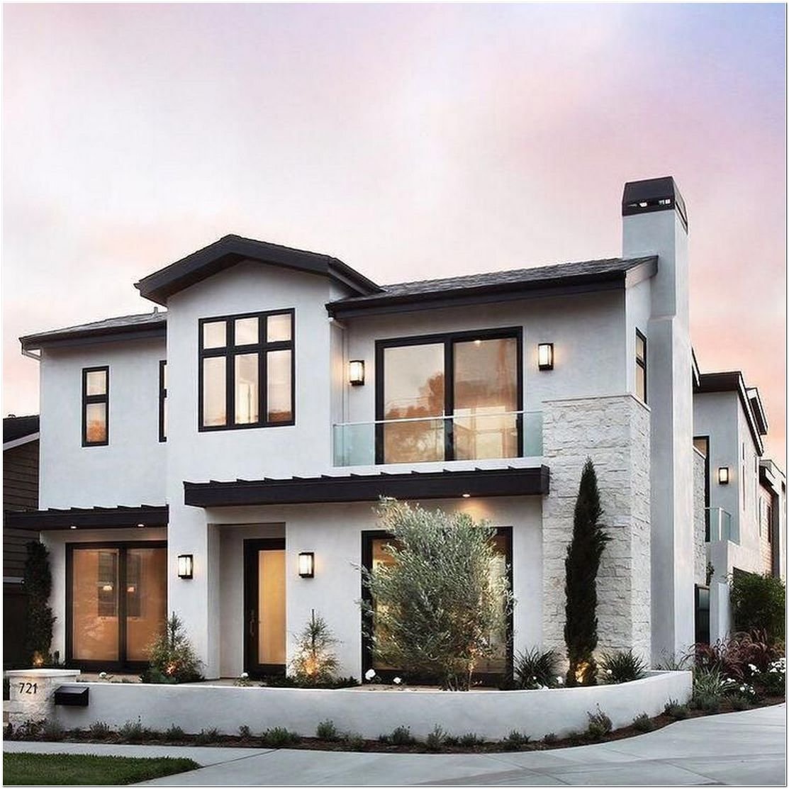 Красивые фасады домов