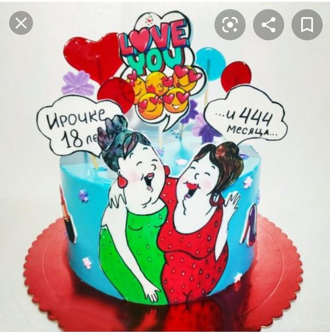 Торт для подруги