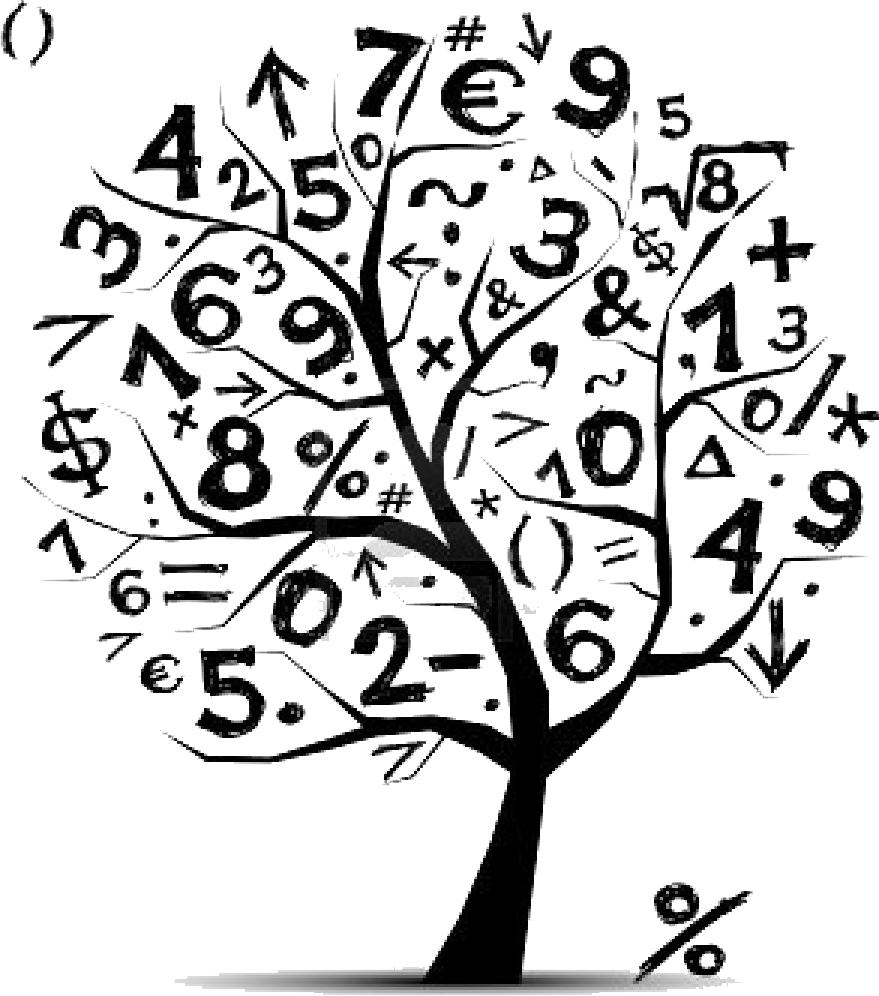 Рисунок из математических символов