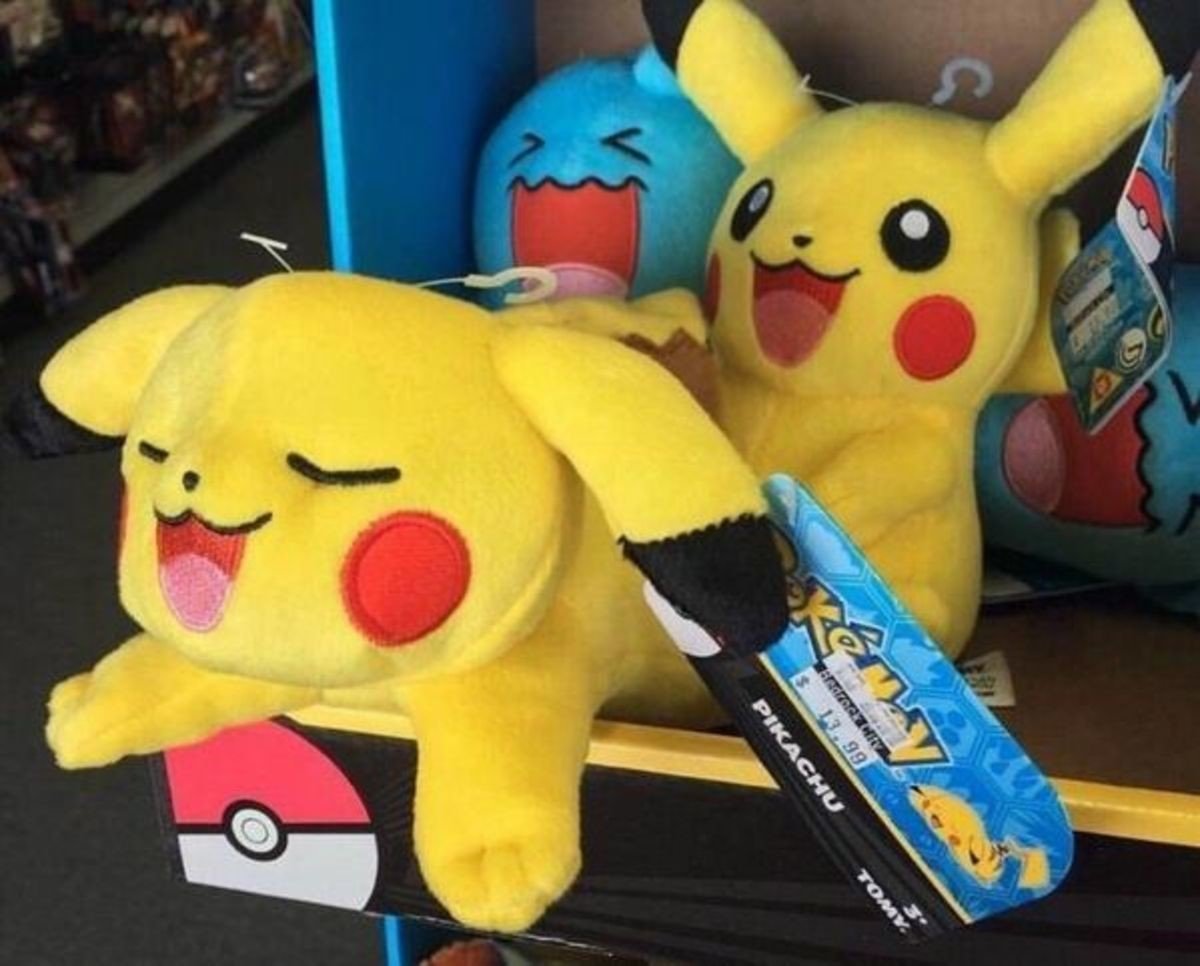 Прикольные игрушки Пикачу