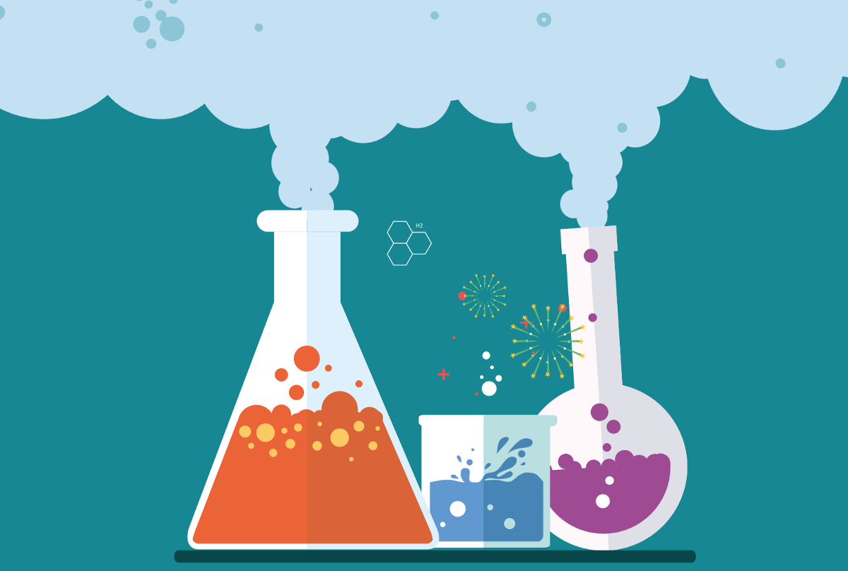 Фон химические реакции