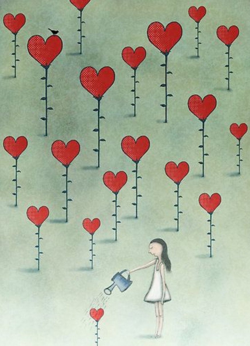 Рисунок сердца любви