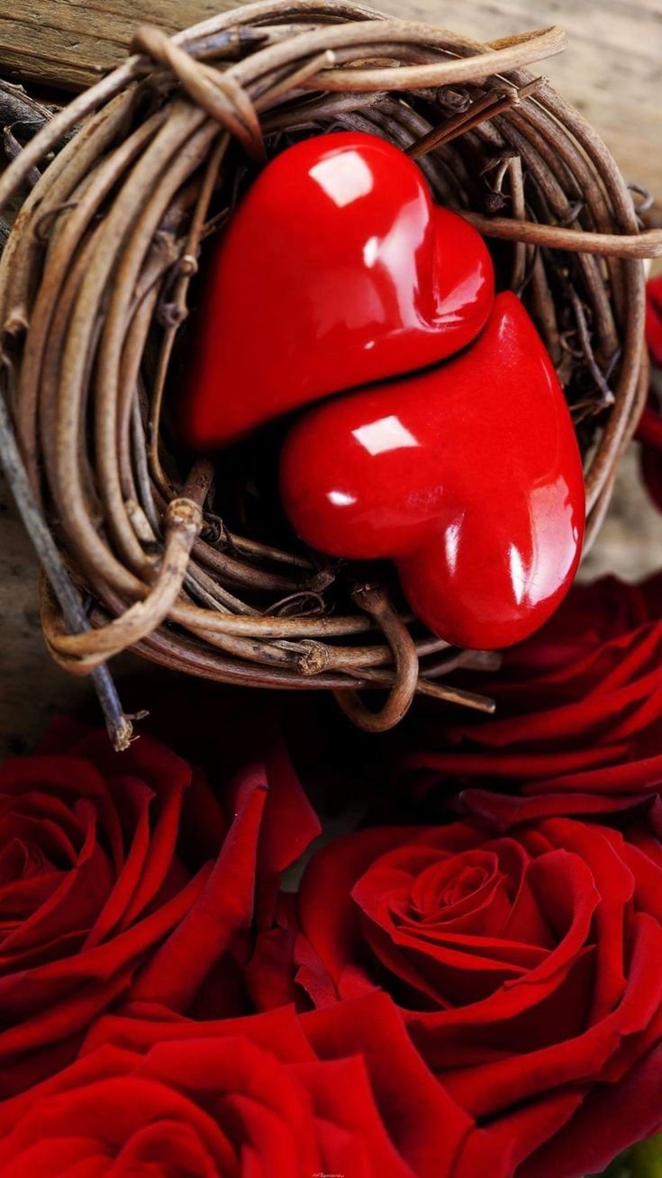 Нежные сердечки