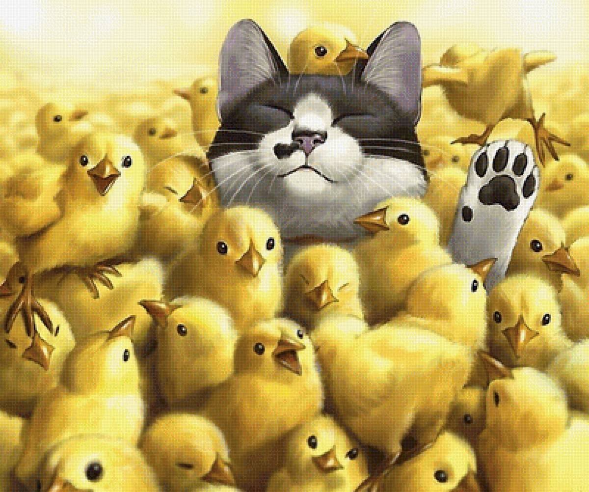 Цыпленок и утенок